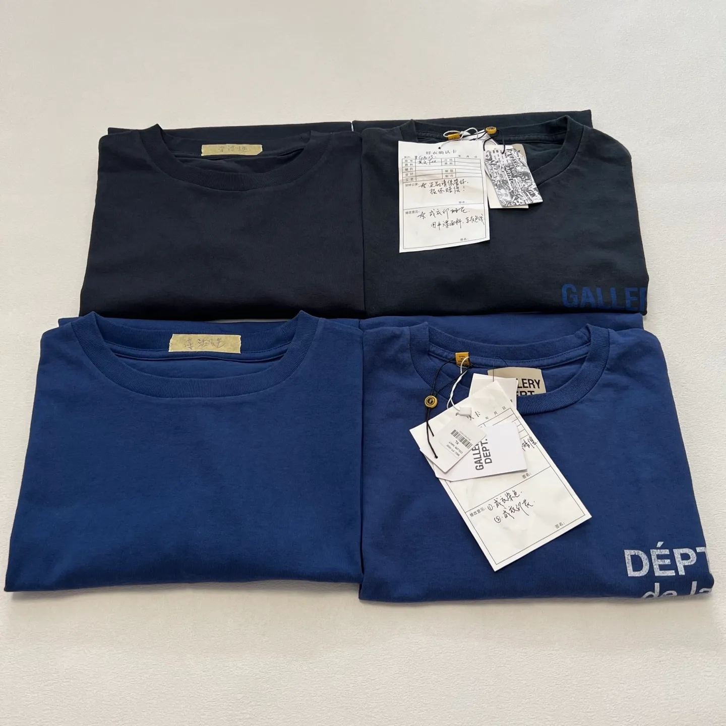 GALLERY DEPT. The new English TEE/French TEE are all made of garment dyeing and heavy washing!